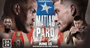 Boxing Matias Vs Paro 6/15/24 15th June 2024