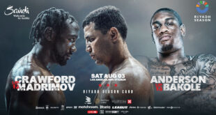 Crawford vs Madrimov 8/3/24 3rd August 2024