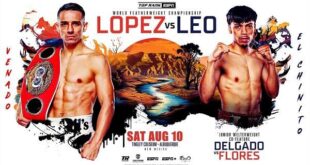 Lopez vs Leo 8/10/24 8th August 2024