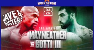 Mayweather vs Gotti III PPV 24th August 2024