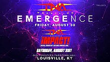 TNA Emergence 2024 PPV Live 8/30/24 30th August 2024